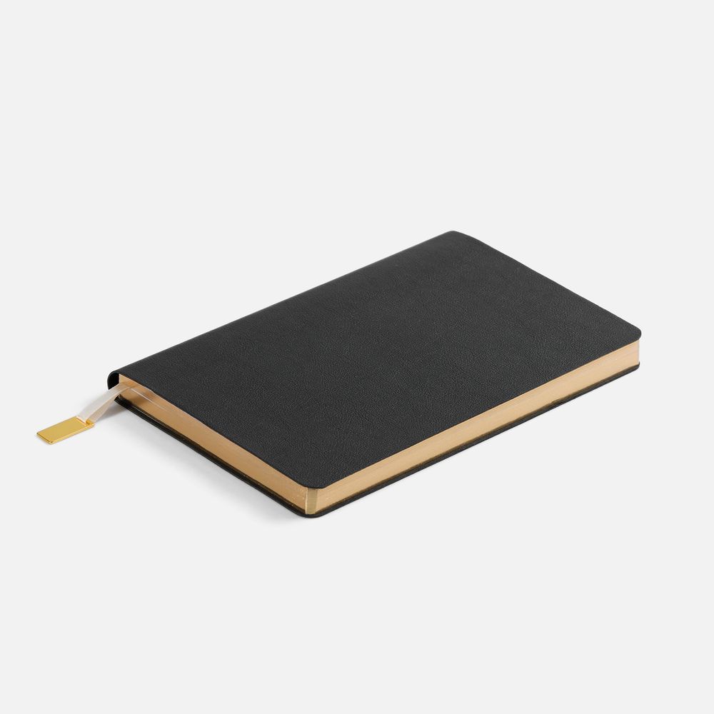 Ежедневник Petrus, недатированный, черный с логотипом