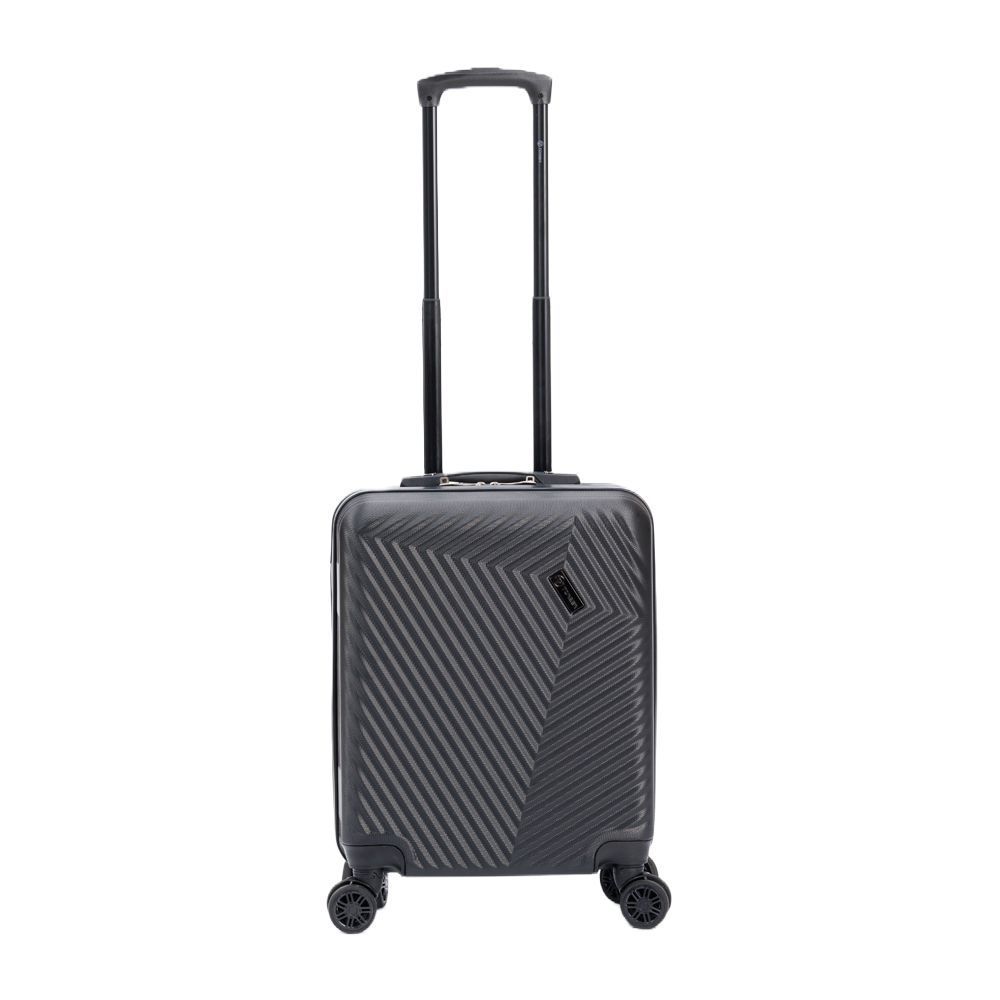 Чемодан Lama S, черный с логотипом