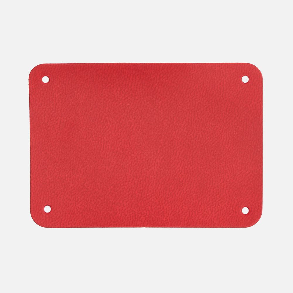 Лейбл Eta Latte, XL, красный с логотипом