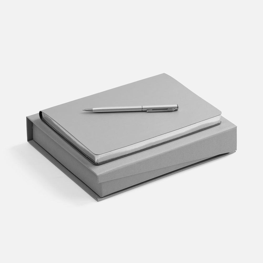 Набор Nebraska Flex, серебристый с логотипом