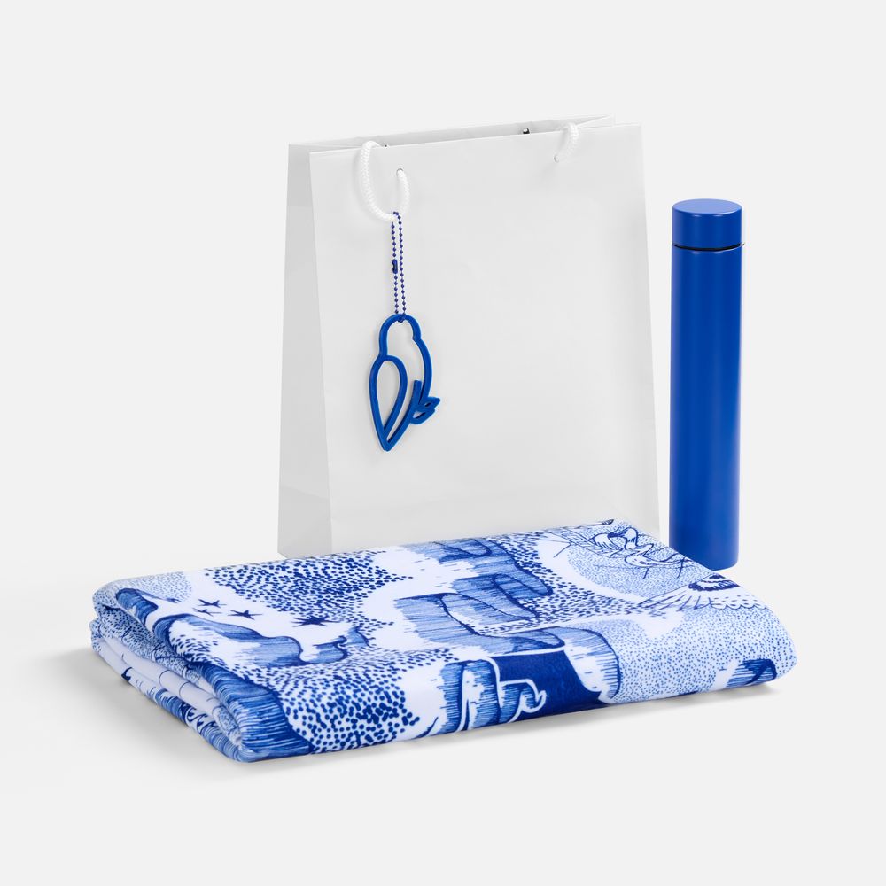 Набор «Год чудес», белый с синим с логотипом