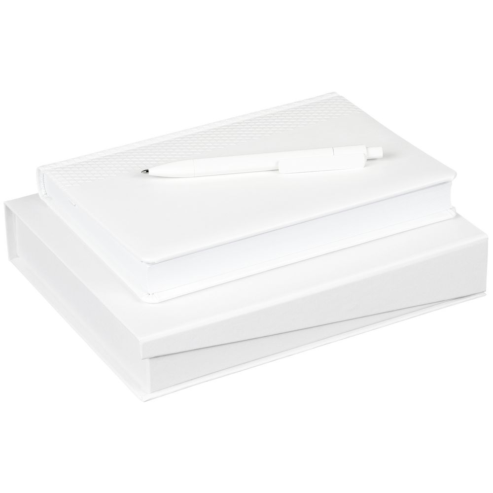 Набор Prizma, белый с логотипом