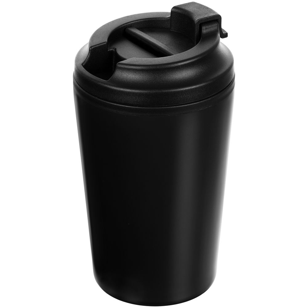 Термостакан Kuppi, черный с логотипом