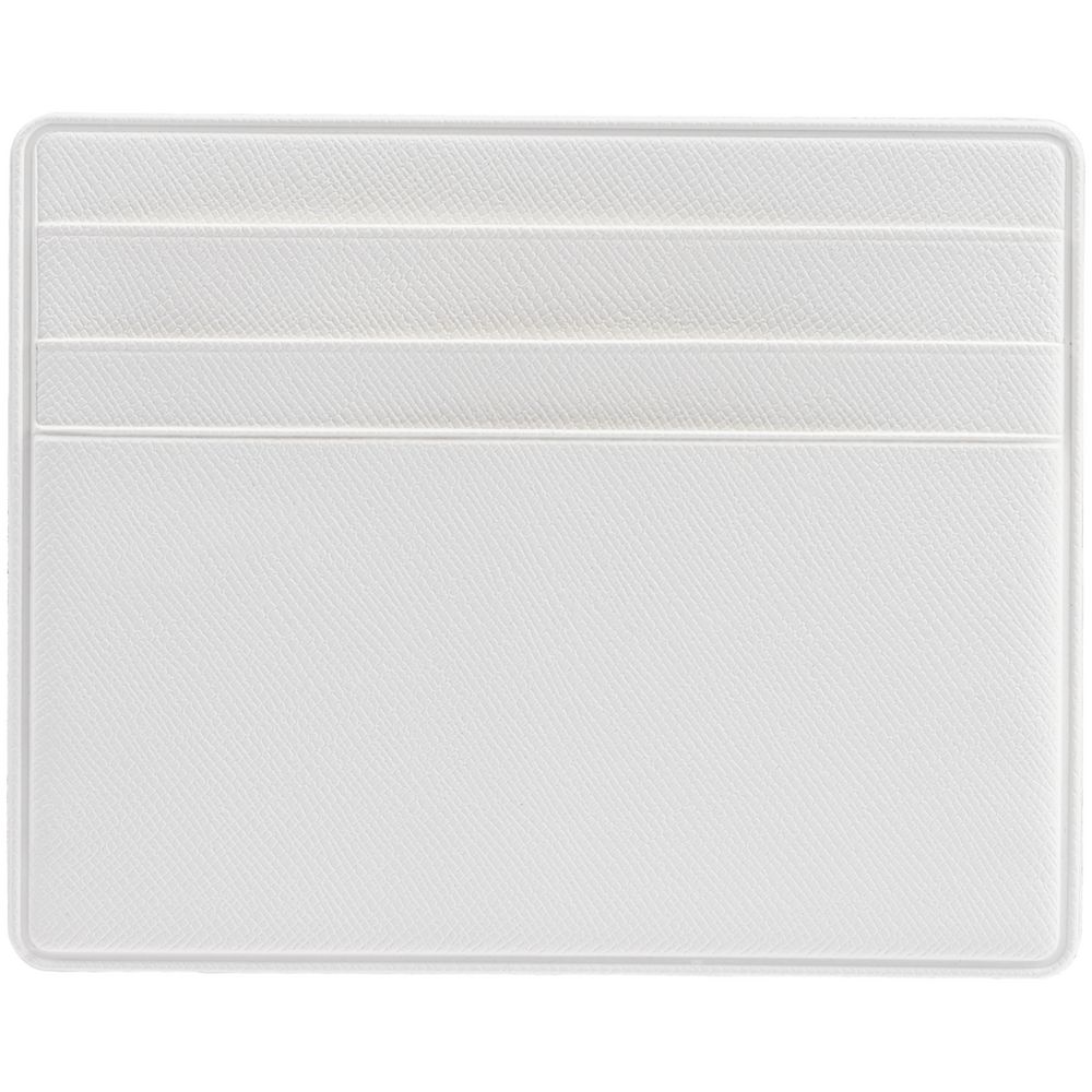 Чехол для карточек Devon, белый с логотипом