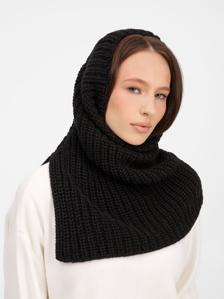 Снуд Softino, черный с логотипом