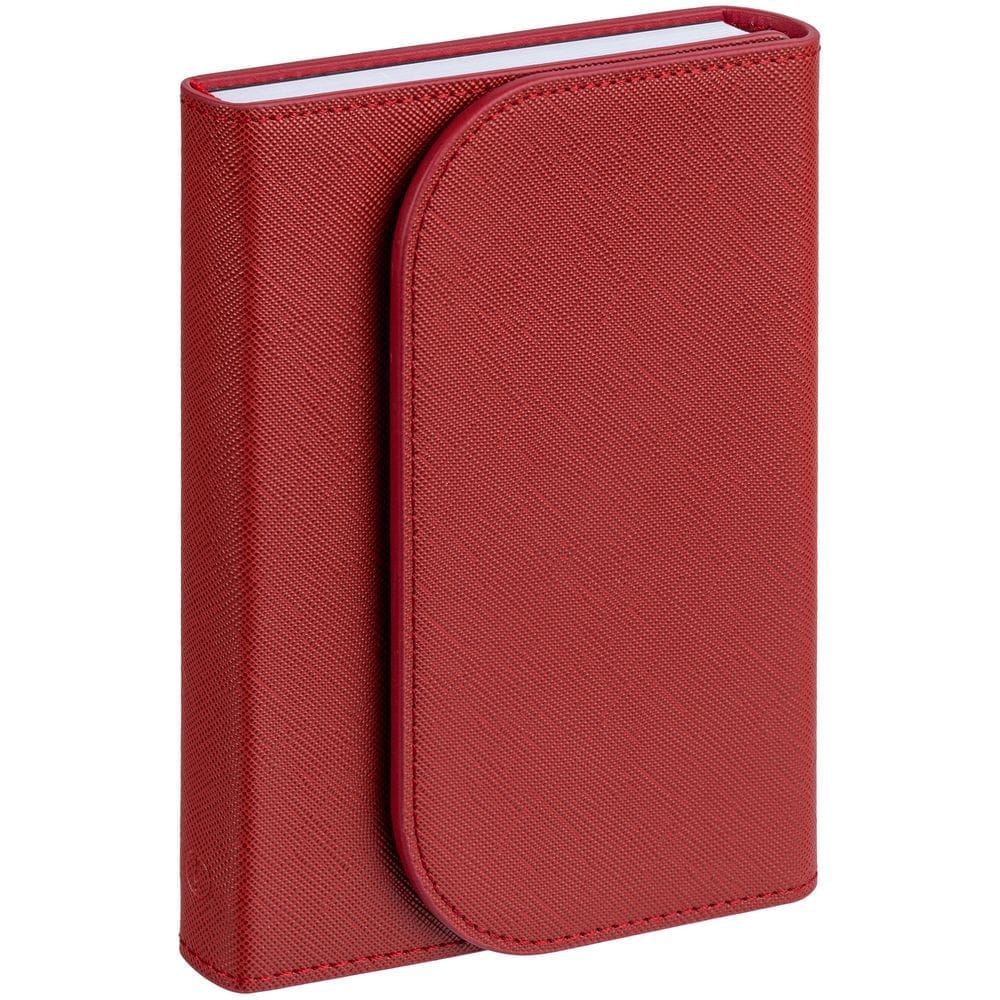Ежедневник Clappy Mini, недатированный, красный с логотипом