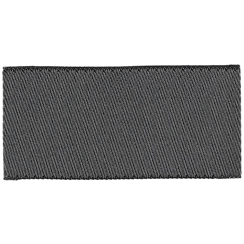 Лейбл тканевый Epsilon, XXS, темно-серый с логотипом