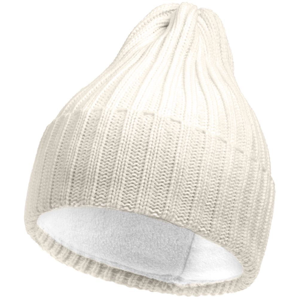 Шапка Norfold, белая (молочная) с логотипом