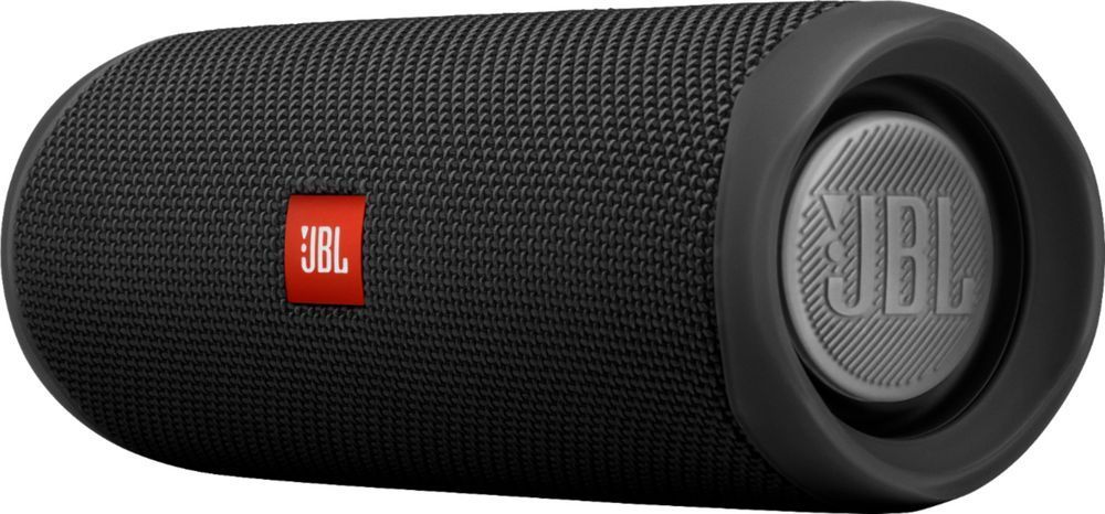 Беспроводная колонка JBL Flip 5, черная с логотипом