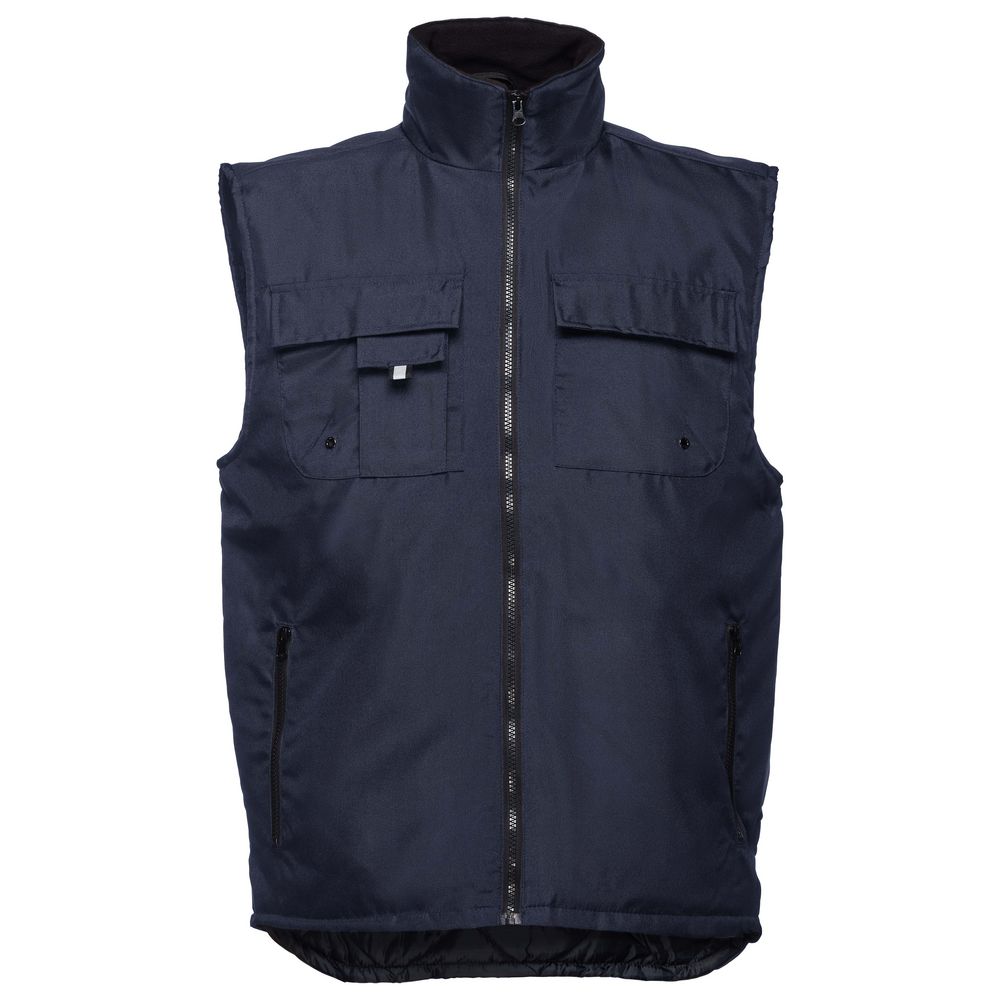 Жилет мужской Stockholm, темно-синий с логотипом