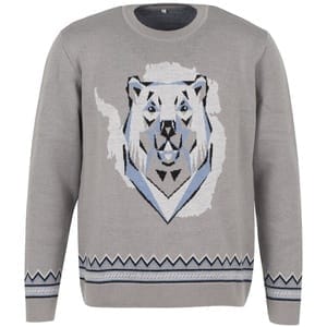 Джемпер Totem Bear, серый с логотипом