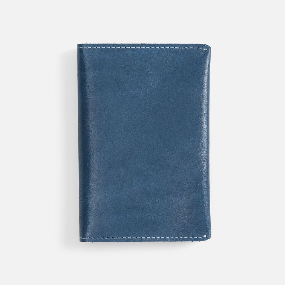 Обложка для паспорта Apache, ver.2, синяя с логотипом