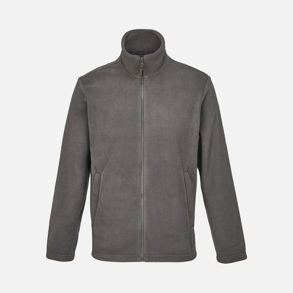 Куртка флисовая унисекс Nitro, темно-серая с логотипом