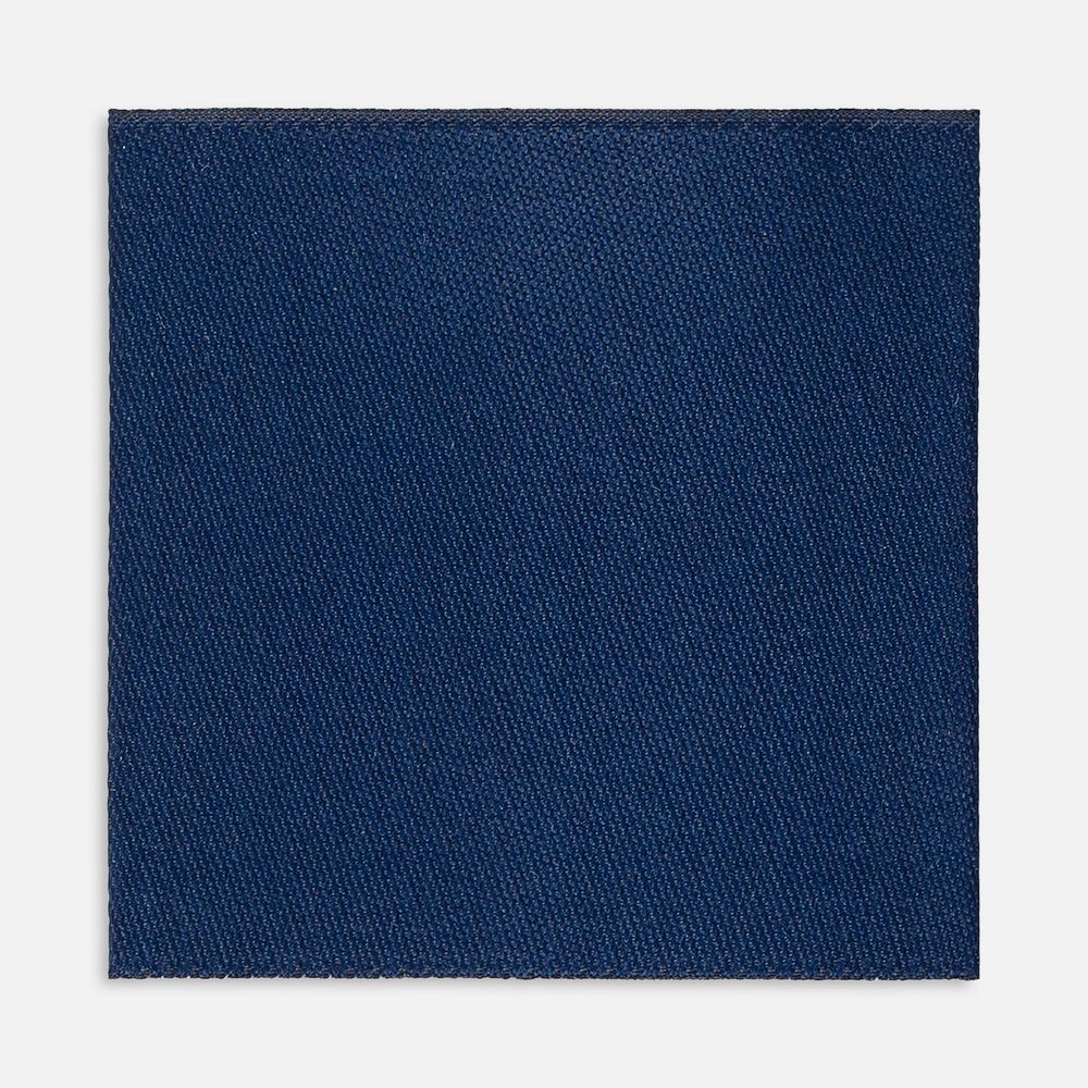 Лейбл тканевый Epsilon, L, темно-синий с логотипом