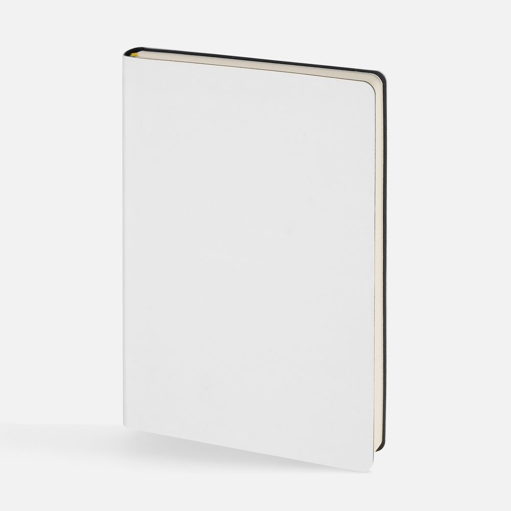 Ежедневник Flex Shall New, недатированный, белый с логотипом