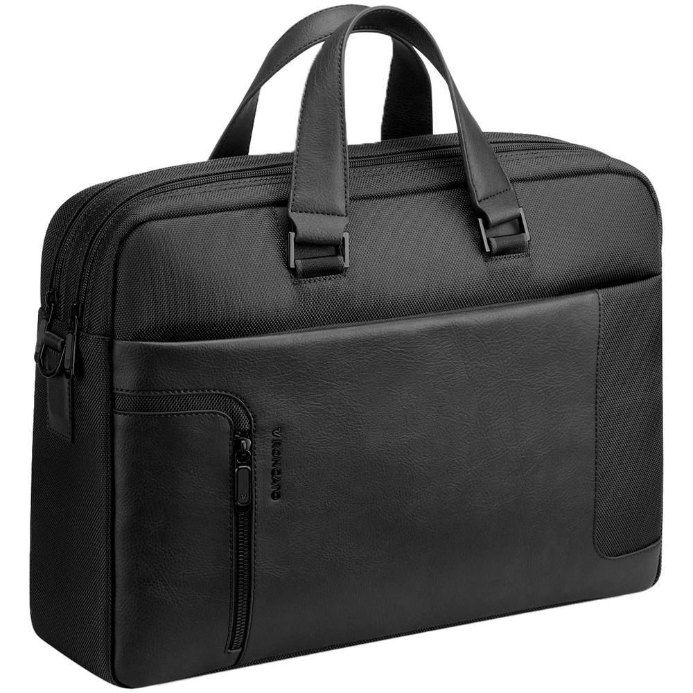 Сумка для ноутбука Panama, черная с логотипом