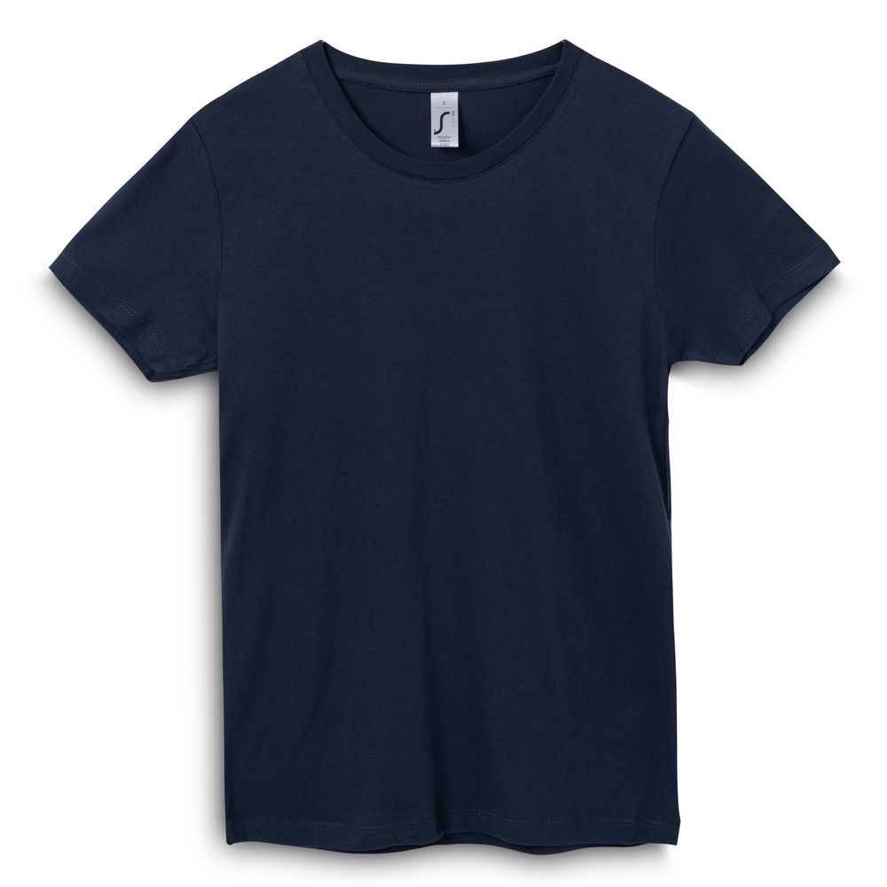 Футболка женская Regent Women, темно-синяя (navy) с логотипом