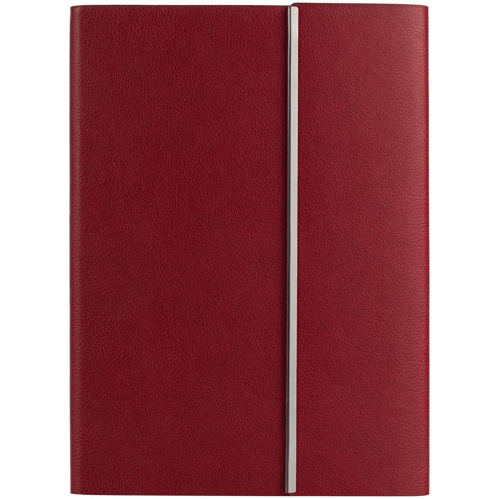Ежедневник Petrus Flap, недатированный, красный с логотипом