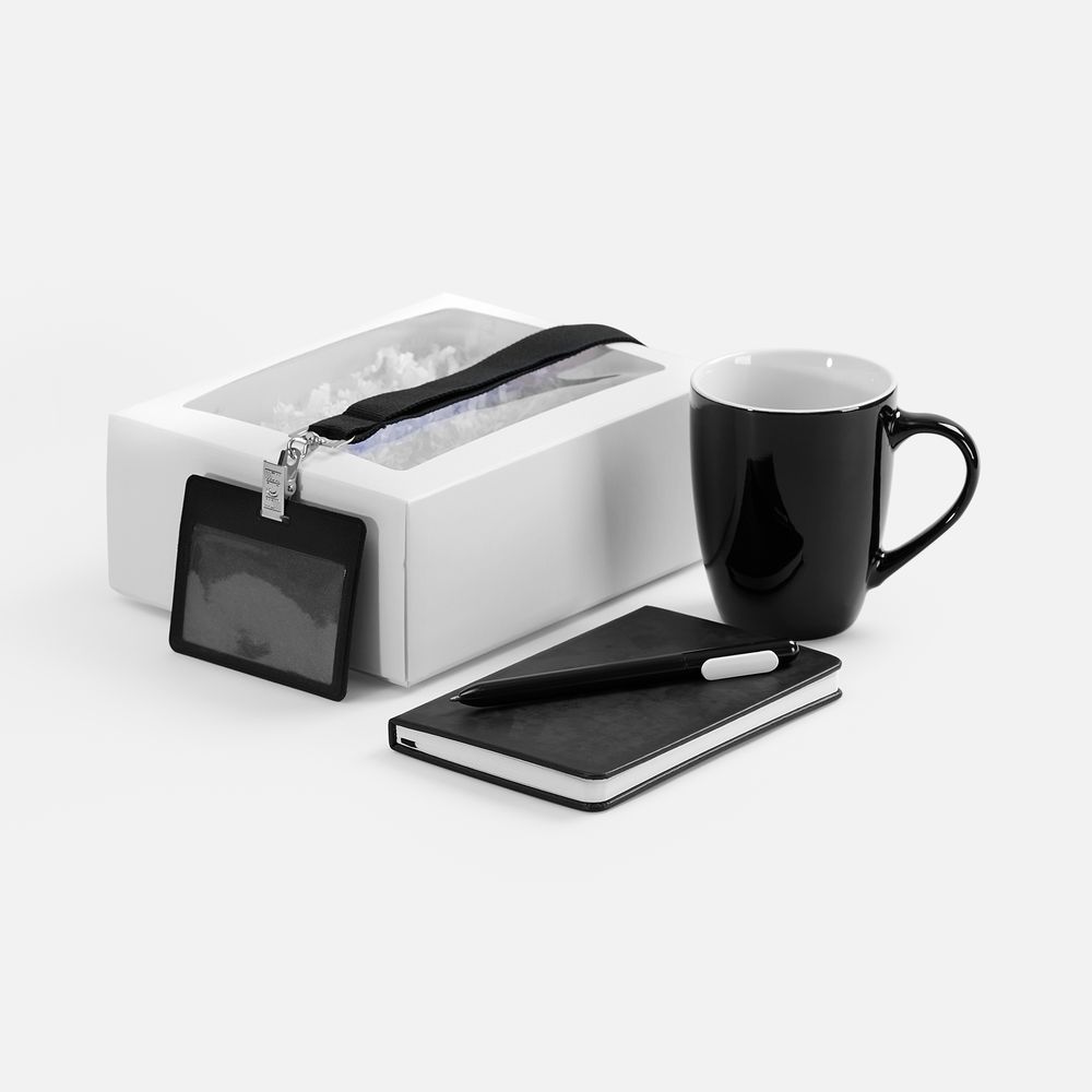 Набор Hop In, черный с логотипом