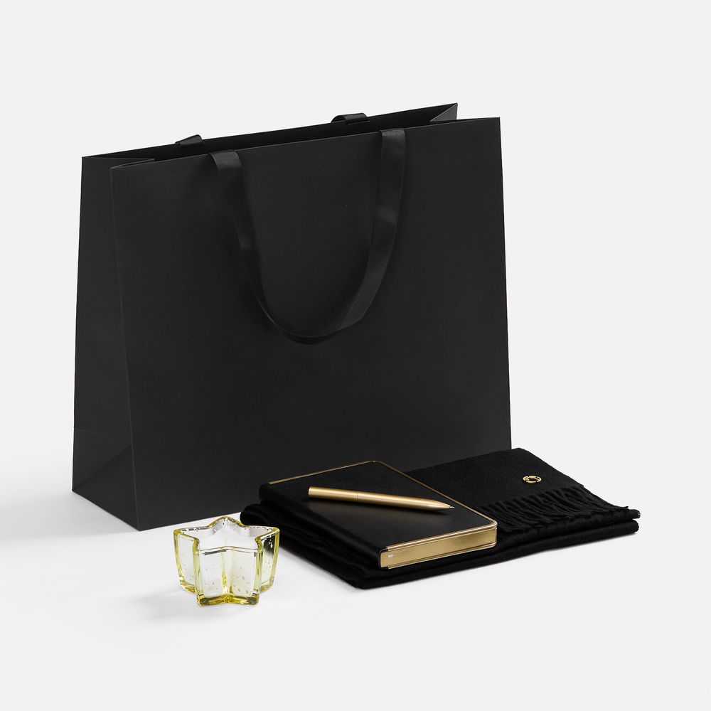 Набор Relax Warm, черный с логотипом