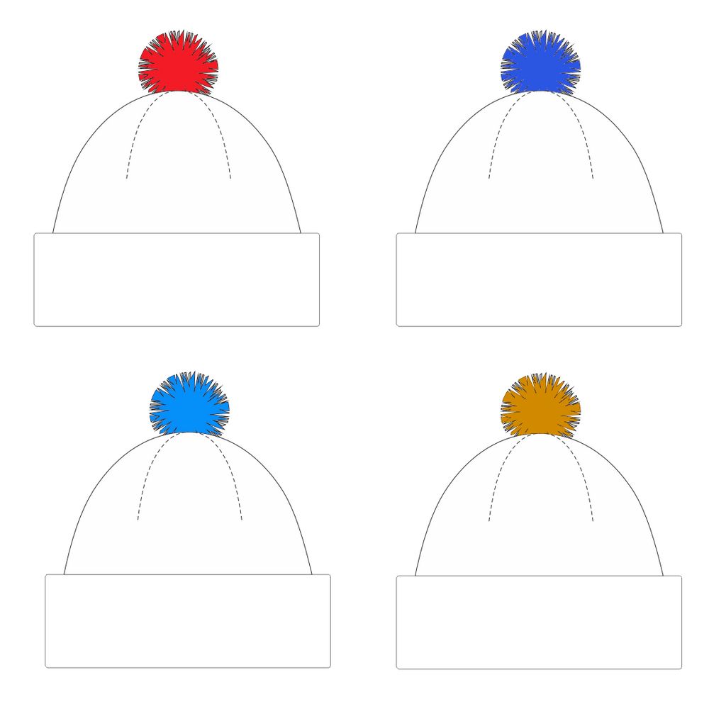 Помпон Bobble, S с логотипом