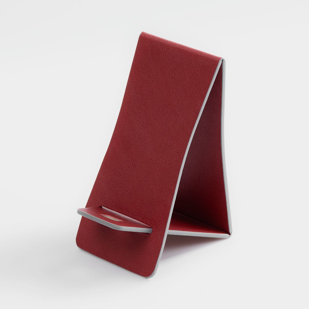 Подставка для телефона Petrus, красная с логотипом