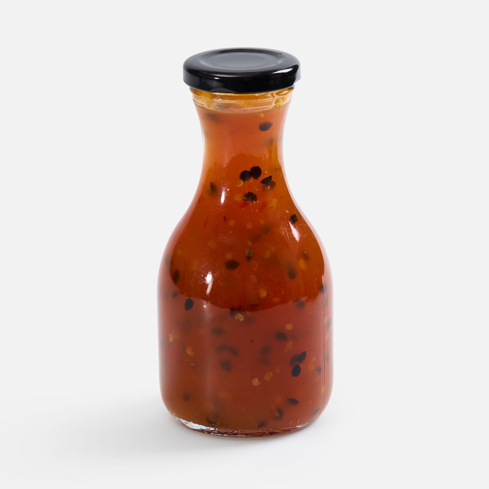 Соус Zesty, маракуйя и чили с логотипом