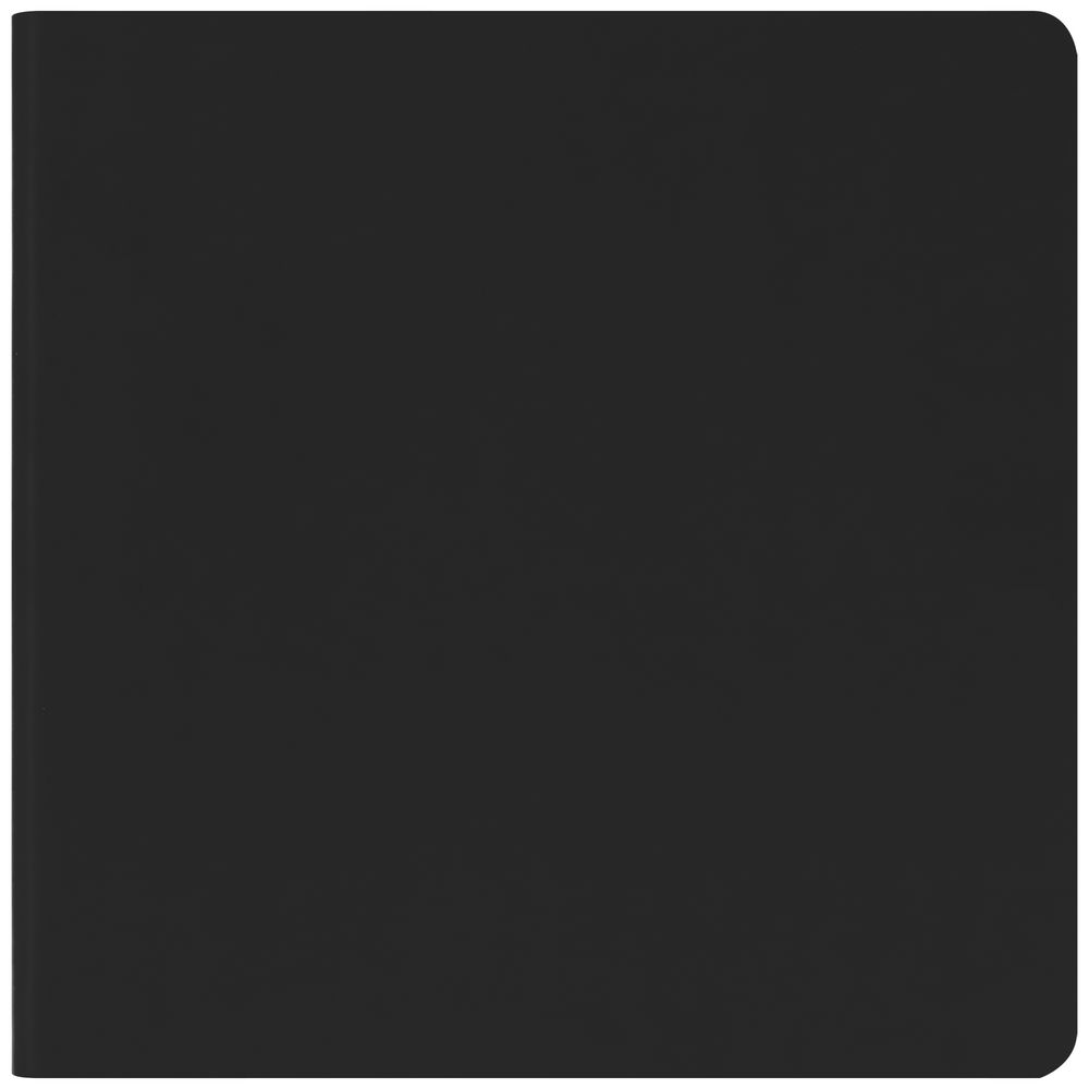 Блокнот Charm, черный с логотипом