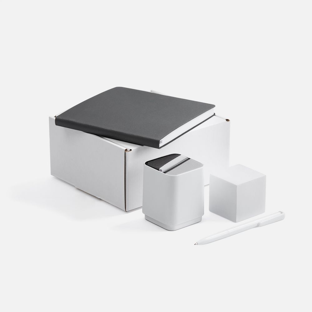 Набор Square, белый с логотипом