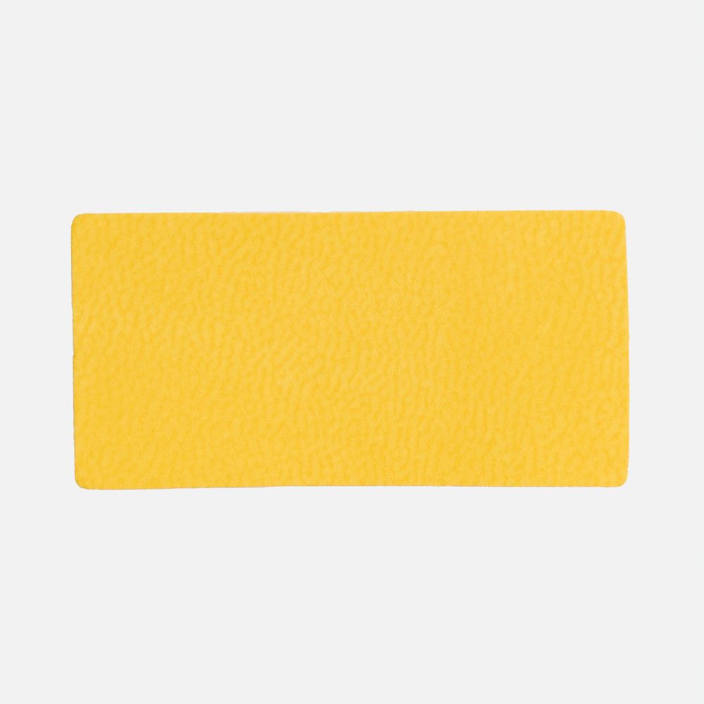 Лейбл Listra Latte, XS, желтый с логотипом