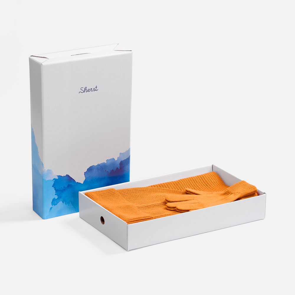 Набор Nobilis Mono, оранжевый с логотипом