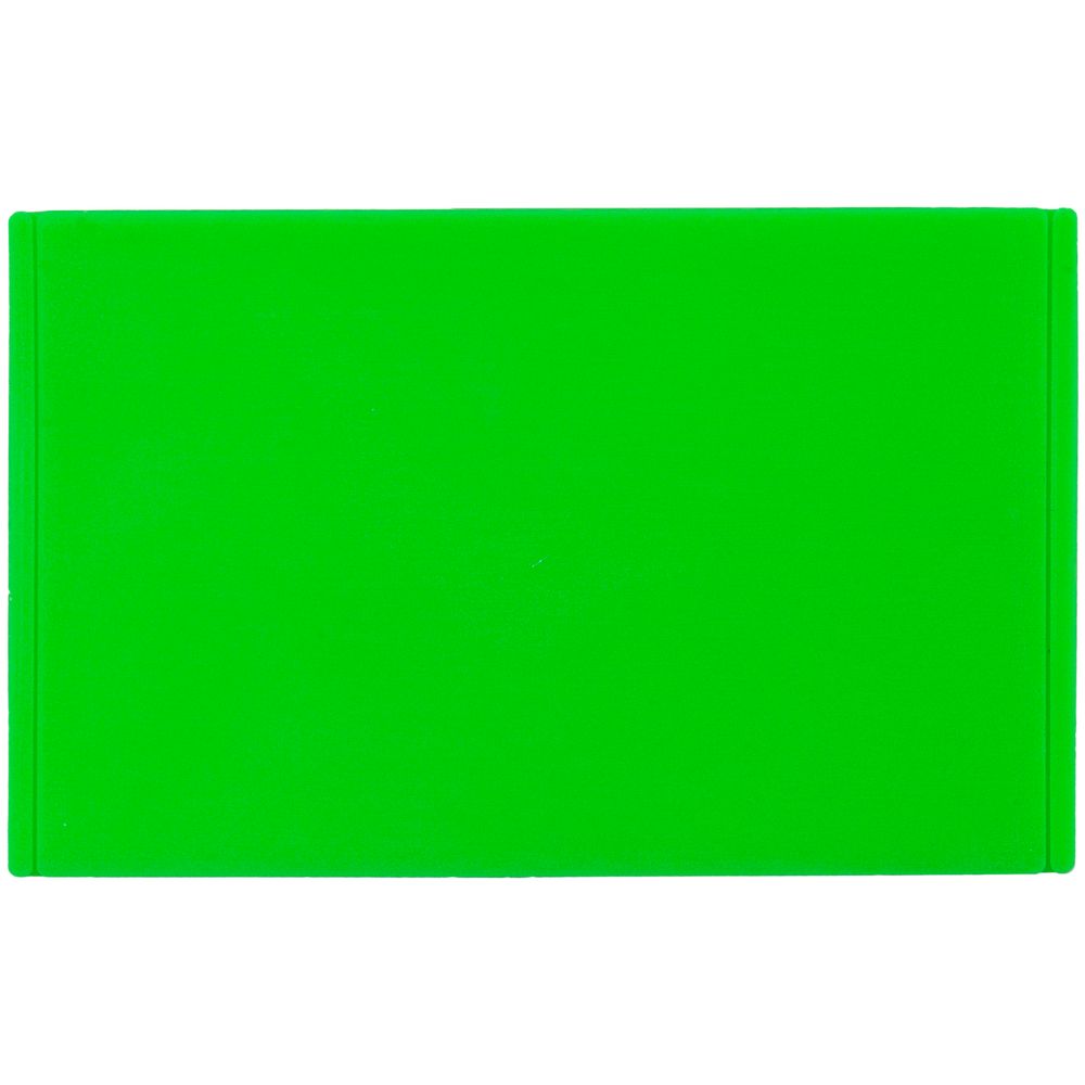 Лейбл из ПВХ Dzeta, ХL, зеленый неон с логотипом