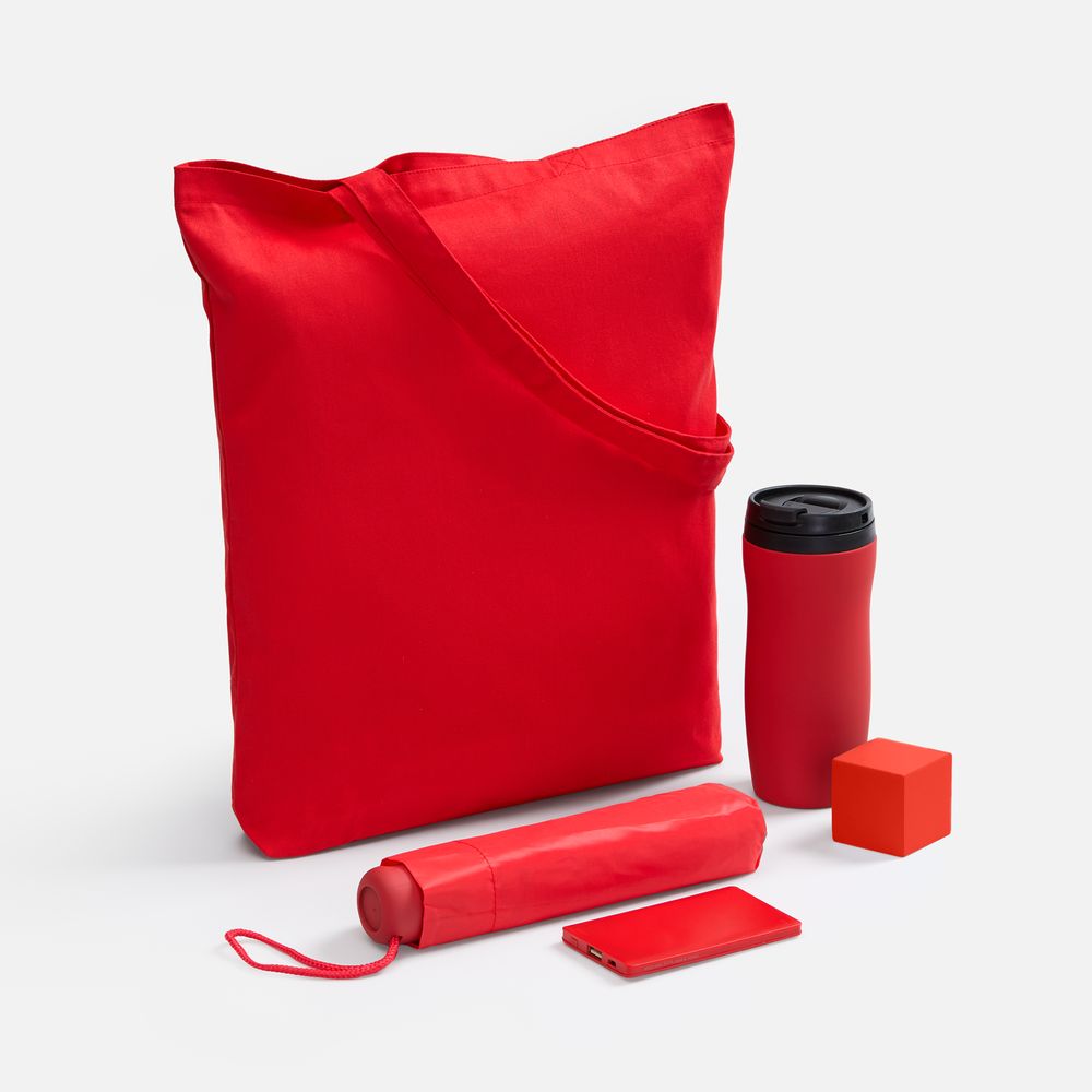 Набор Brigghtopia, красный с логотипом