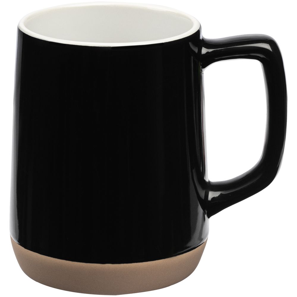 Кружка Gonna, черная с логотипом