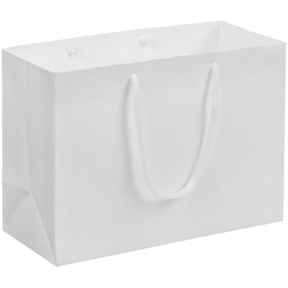 Пакет бумажный «Крафт», S, белый с логотипом