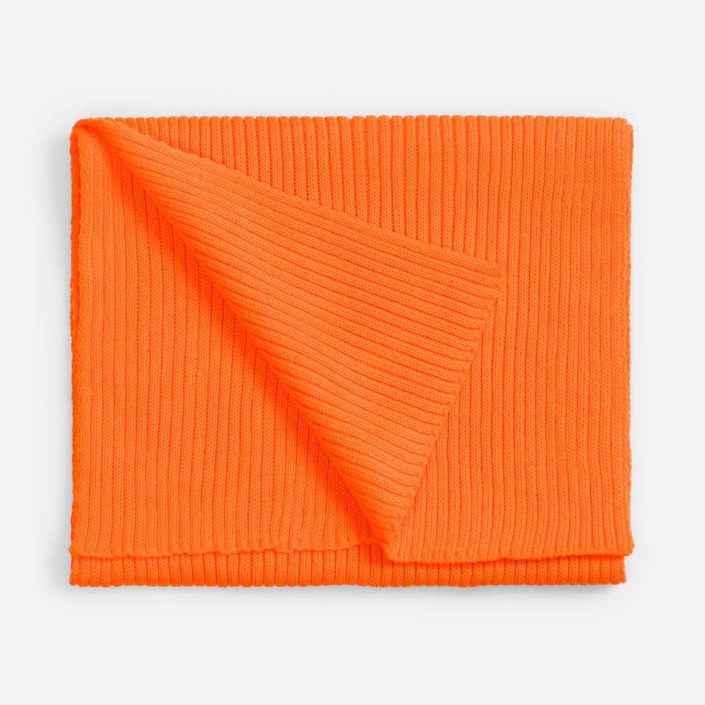 Шарф Yong, оранжевый с логотипом