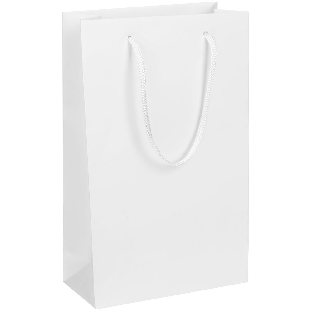 Пакет бумажный Waski S, белый с логотипом