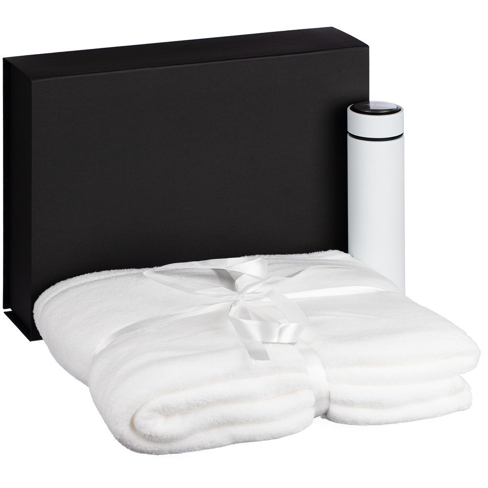 Набор Soft Embrace, белый с логотипом