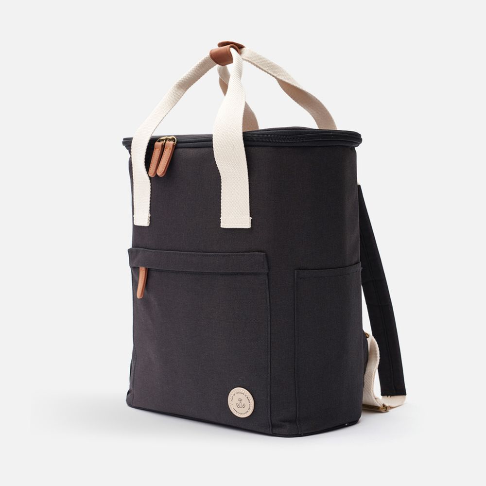 Рюкзак-холодильник Sortino, черный с логотипом