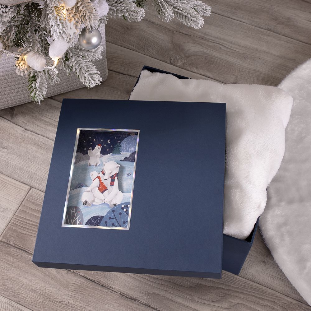 Коробка The Blue Bear, L с логотипом