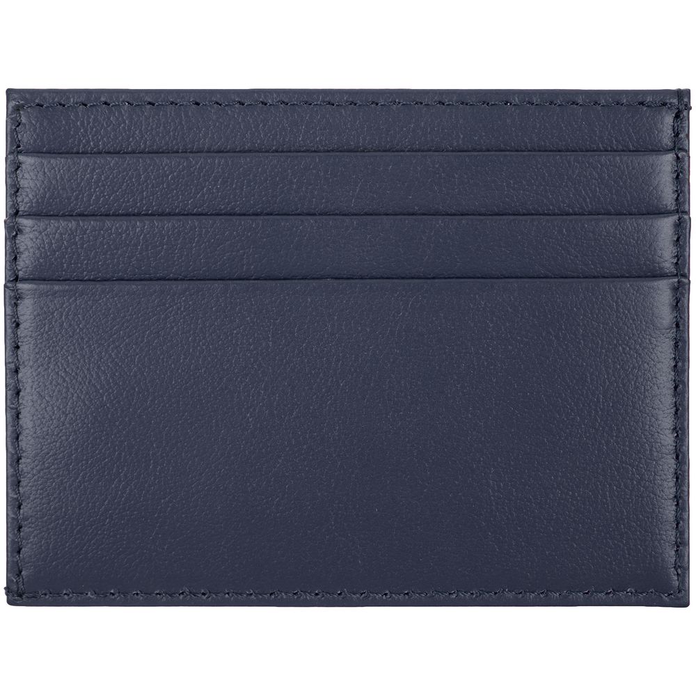 Чехол для карточек Top, синий с логотипом