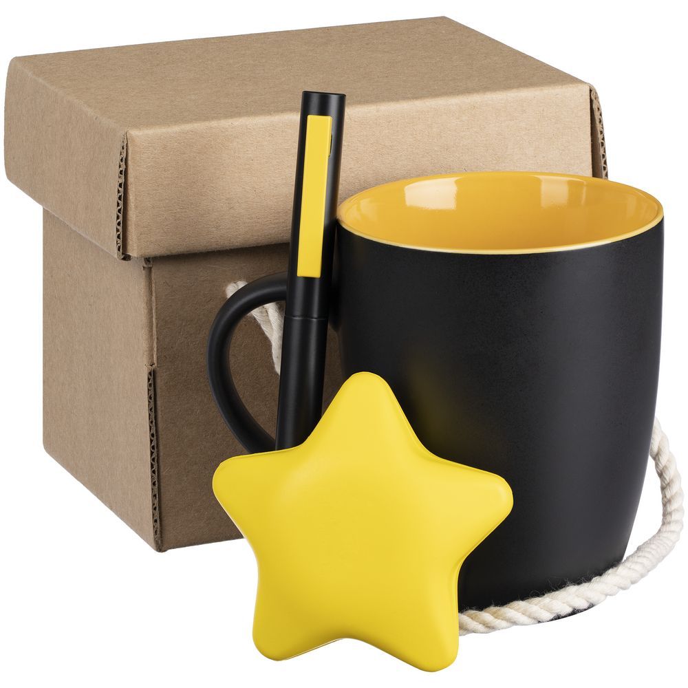 Набор Unwind, желтый с логотипом