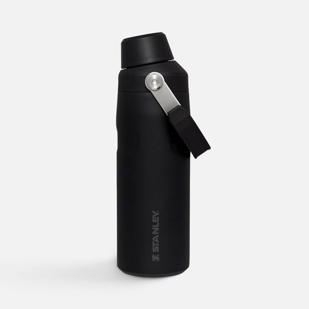 Термобутылка Go Iceflow 470, черная с логотипом