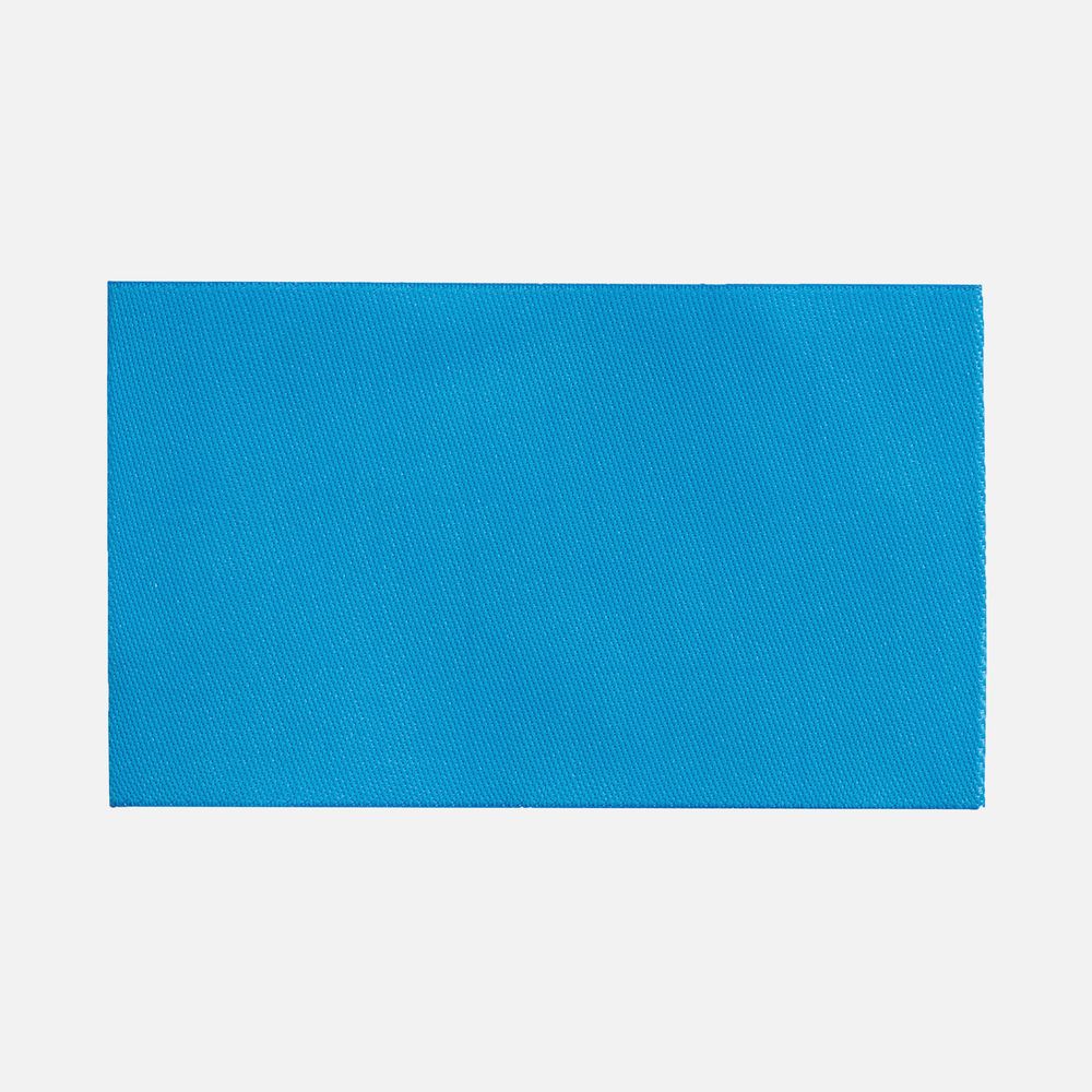 Лейбл тканевый Epsilon, M, голубой с логотипом