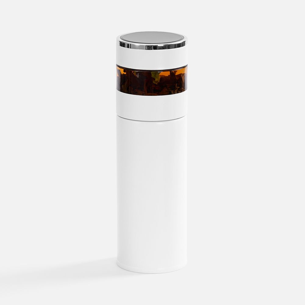 Смарт-бутылка с инфьюзером Thermory ver.2, белая с логотипом