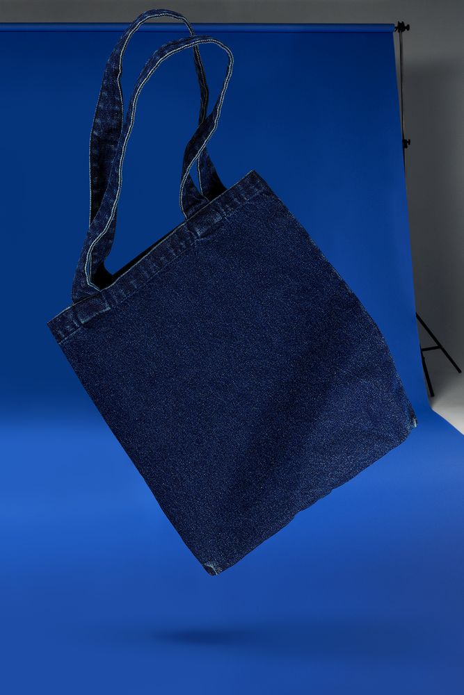 Шопер B7, синий с логотипом