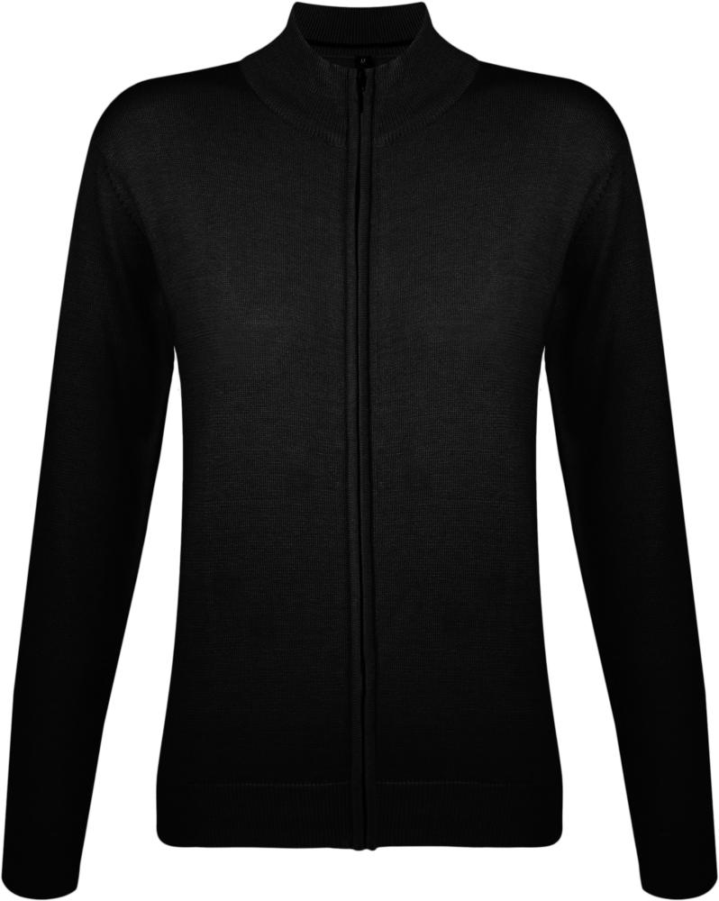 Джемпер женский Gordon Women, черный с логотипом