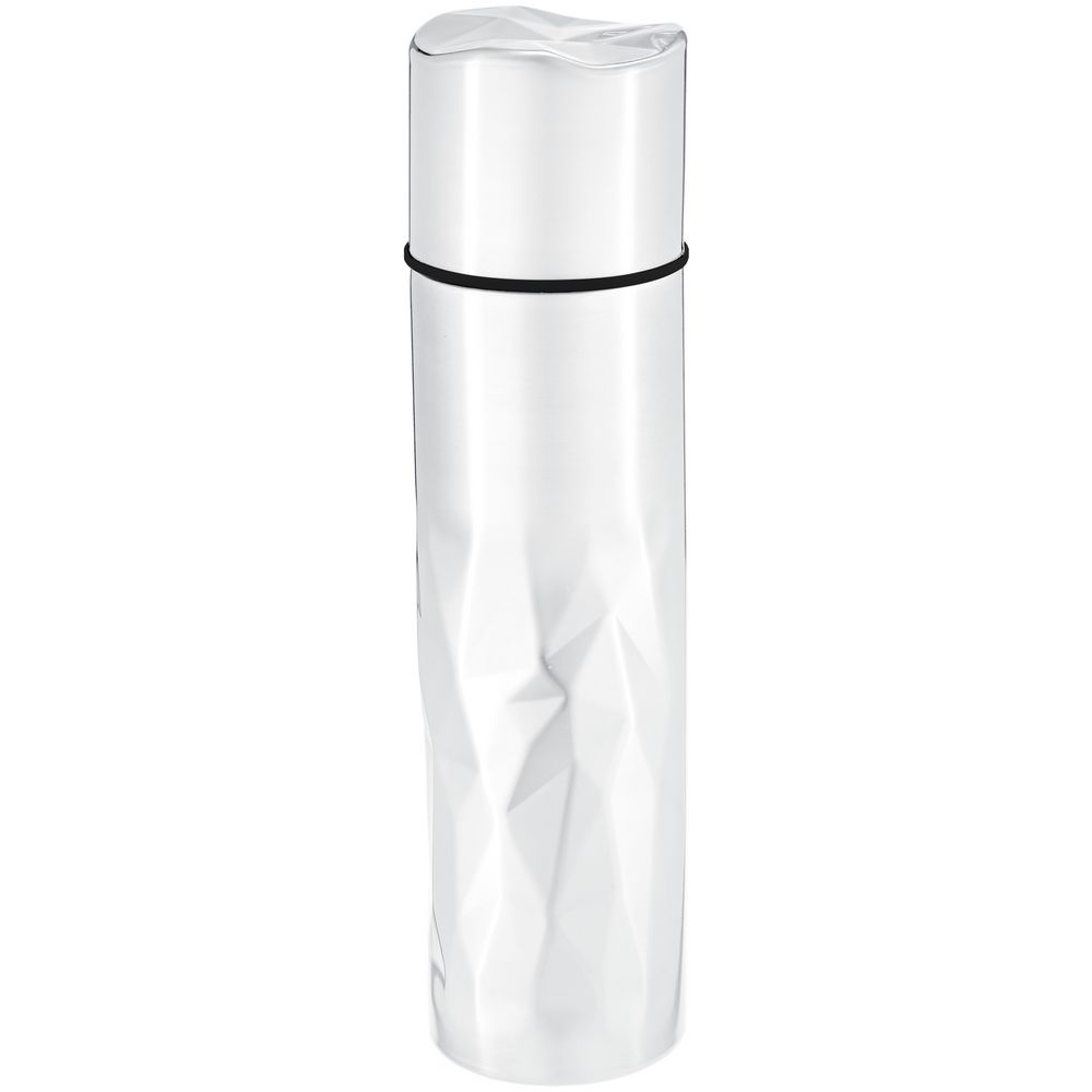 Термос Gems White Rock Crystal, белый горный хрусталь с логотипом