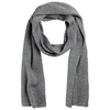Шарф Stout, серый меланж с логотипом