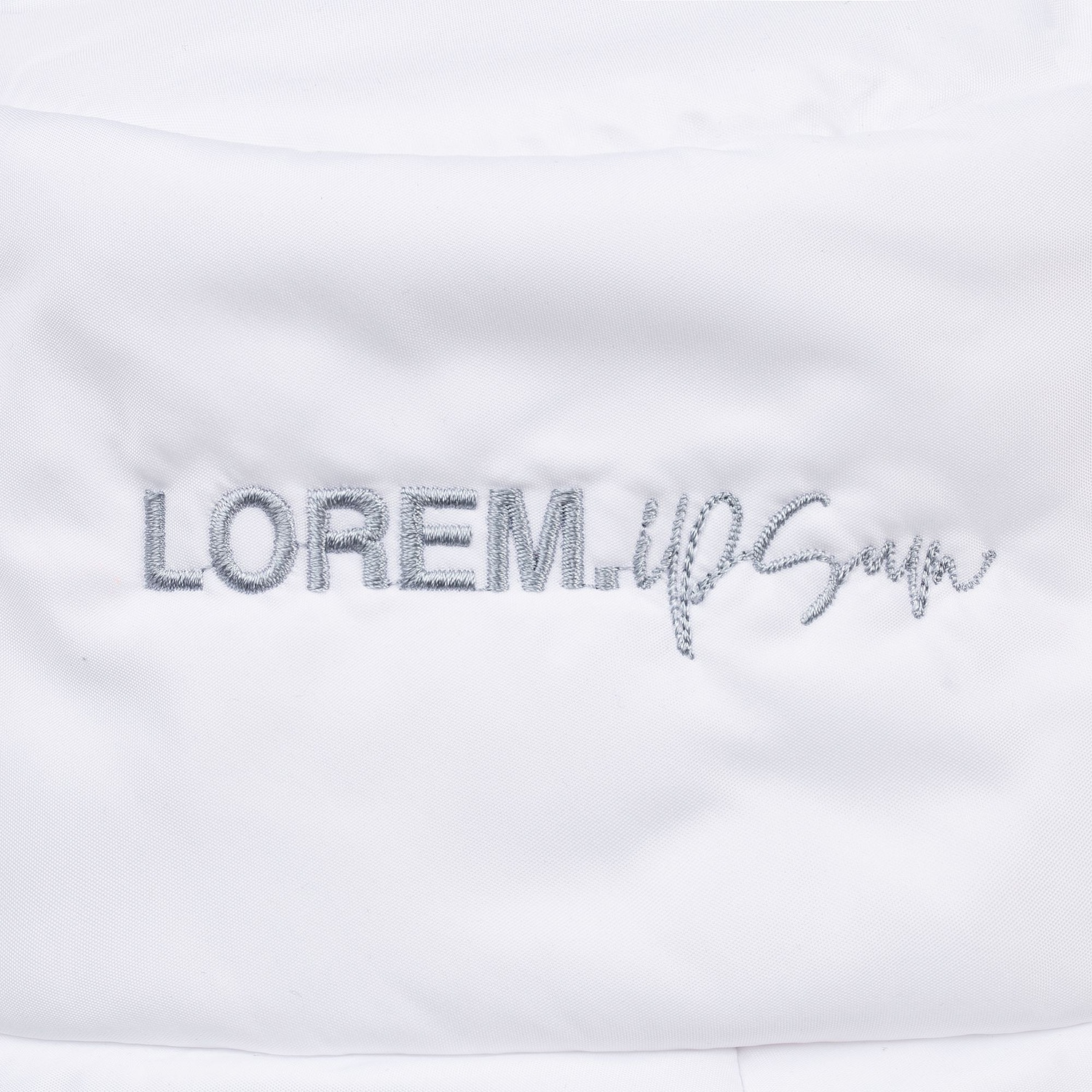 Панама утепленная Shelter, белая с логотипом